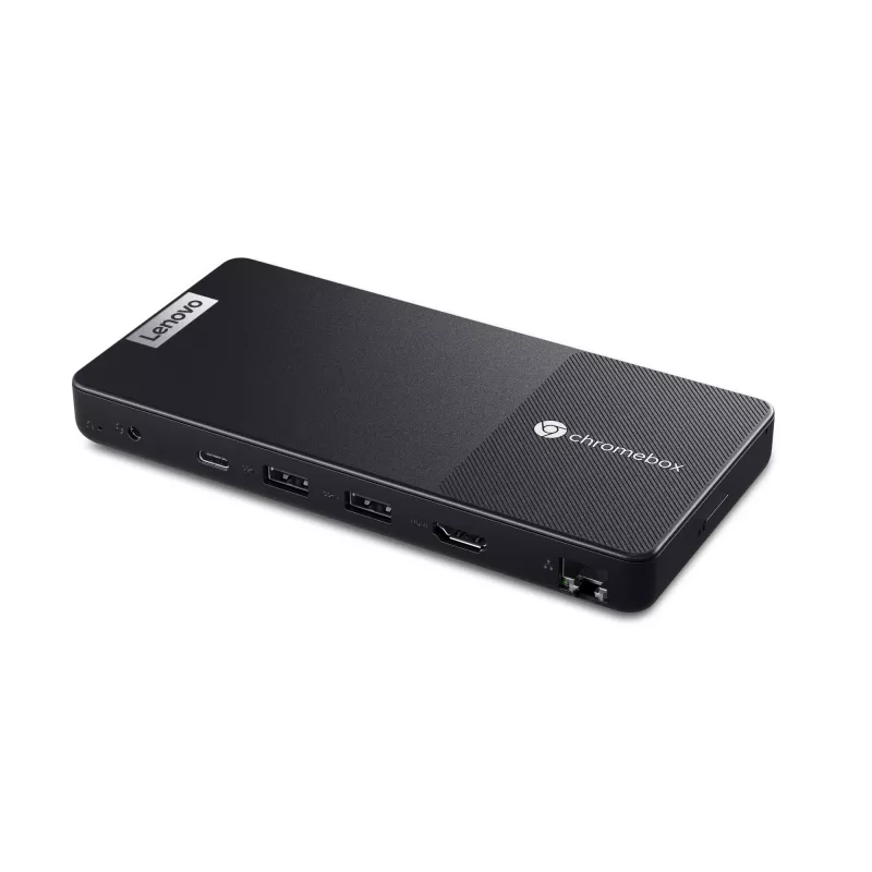 Mini PC Lenovo Chromebox Micro — Intel Celeron N4500, 1,1–2,8 GHz, 8 GB LPDDR4x, 32 GB eMMC, ChromeOS, Must