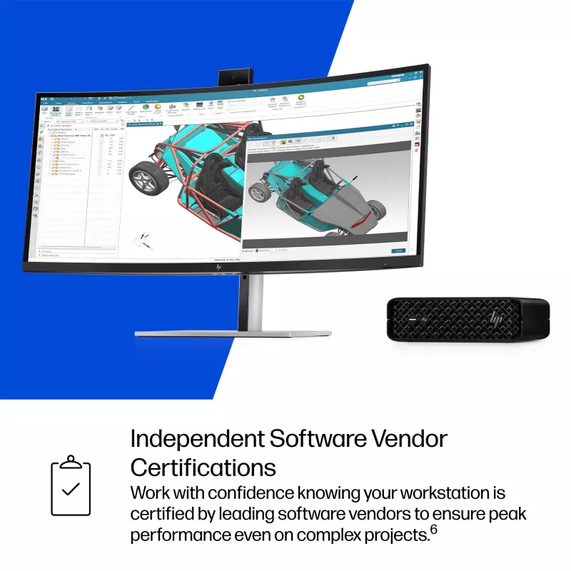 HP Z2 G1i Intel Core Ultra 9 285K 64 GB DDR5-SDRAM NVIDIA RTX 2000 Ada Windows 11 Pro Mini PC Tööjaam AI Tööjaam, AI Arvuti