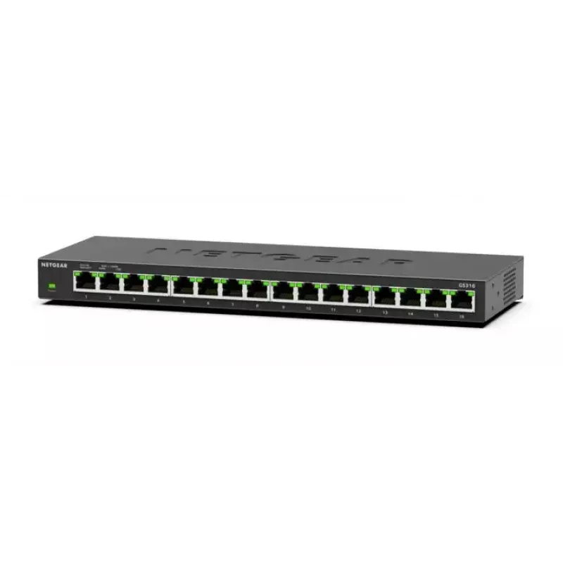 Mittehallitav kommutaator NETGEAR GS316 L2 Gigabit Ethernet 16 porti 32 Gbit/s