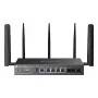TP-Link Omada DR3650V-4G traadita ruuter Gigabit Ethernet Kahesageduslik (2,4 GHz / 5 GHz) Must