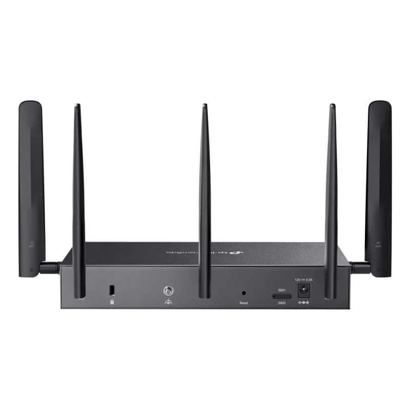 TP-Link Omada DR3650V-4G traadita ruuter Gigabit Ethernet Kahesageduslik (2,4 GHz / 5 GHz) Must