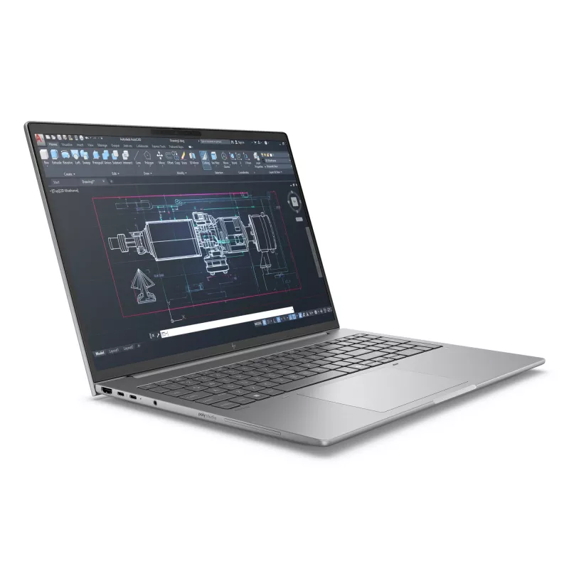 HP ZBook 8 G1i sülearvuti, 16-tolline puutetundlik, Intel Core Ultra 7, 64GB DDR5, 2TB SSD, NVIDIA RTX 500 Ada, Windows 11 Pro, Meteor Silver