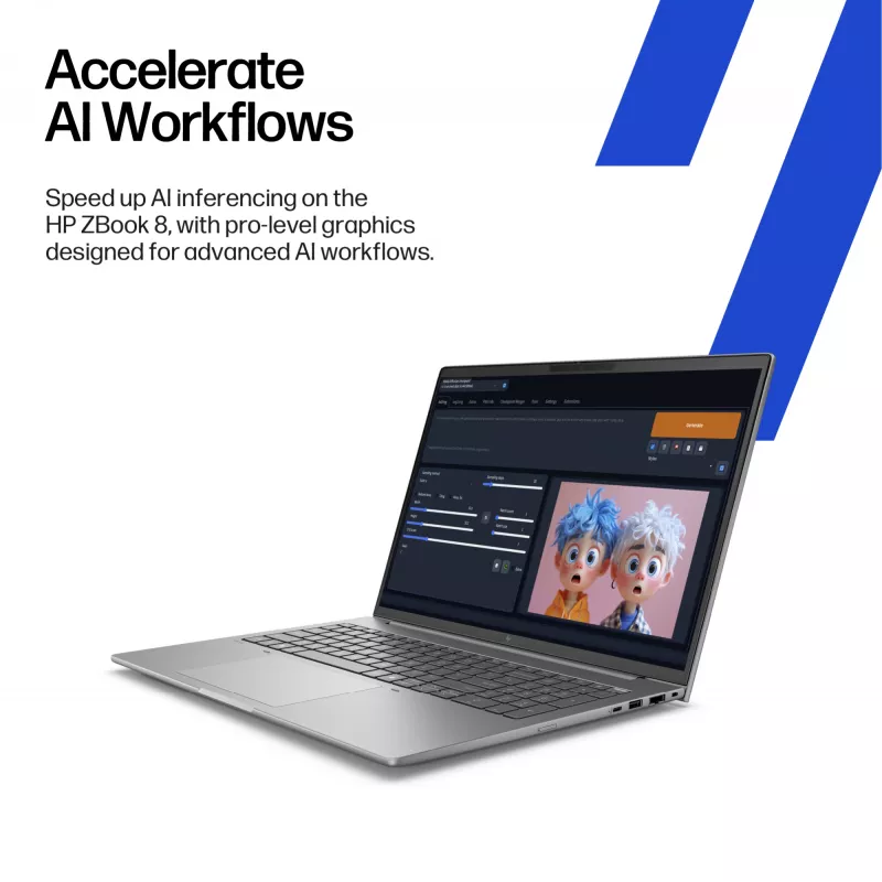 Mobiilne tööjaam HP ZBook 8 G1i 16-tolline puuteekraaniga Windows 11 Pro