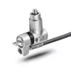 StarTech.com Universaalne sülearvutilukk 2m, turvakaabel sülearvutitele, ühildub Noble Wedge/Nano/K-Slot'iga, võtmega lukustuskaabel, vargusevastane lõikekindel süsinikterasest kaabel