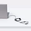 StarTech.com Universaalne sülearvutilukk 2m, turvakaabel sülearvutitele, ühildub Noble Wedge/Nano/K-Slot'iga, võtmega lukustuskaabel, vargusevastane lõikekindel süsinikterasest kaabel