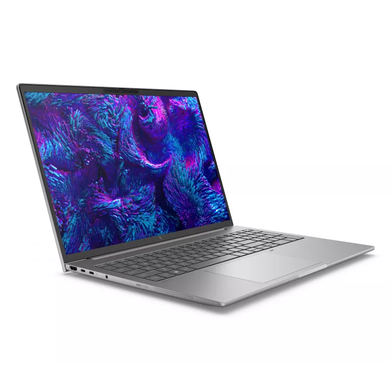 HP ZBook 8 G1i Intel Core Ultra 7 255H 40,6 cm (16 tolli) WUXGA 32 GB DDR5-SDRAM Wi-Fi 7 (802.11be) Windows 11 Pro AI PC