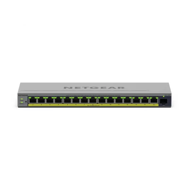 NETGEAR GS116EP hallatav L2/L3 Gigabit Ethernet (10/100/1000) Power over Ethernet (PoE) hall