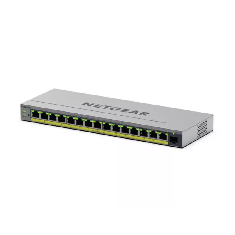 NETGEAR GS116EP hallatav L2/L3 Gigabit Ethernet (10/100/1000) Power over Ethernet (PoE) hall