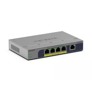 NETGEAR GS105PP Haldamata Gigabit Ethernet (10/100/1000) Power over Ethernet (PoE) Lauaplaadile/Seinale paigaldatav Hall