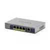 NETGEAR GS105PP Haldamata Gigabit Ethernet (10/100/1000) Power over Ethernet (PoE) Lauaplaadile/Seinale paigaldatav Hall