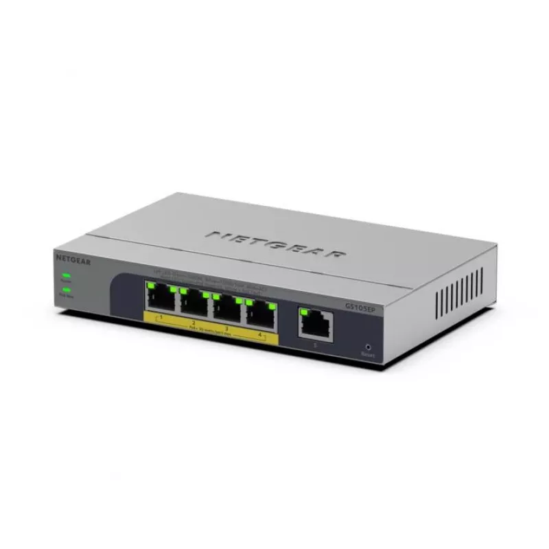 NETGEAR GS105EP haldamata Gigabit Ethernet (10/100/1000) toide Etherneti kaudu (PoE) hall