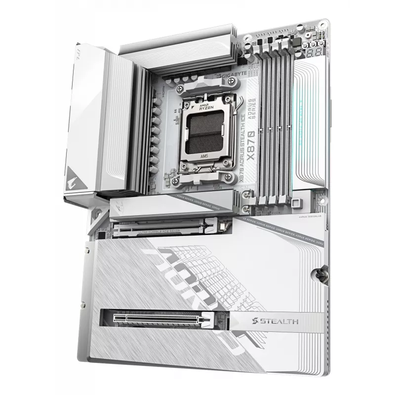 Emaplaat GIGABYTE X870 AORUS STEALTH ICE, AMD AM5, ATX