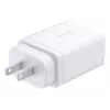 Vahelduvvoolu siselaadur D-Link DCP-651 — 65 W GaN, 2x USB‑C, universaalne ühilduvus, 90–264 V, valge