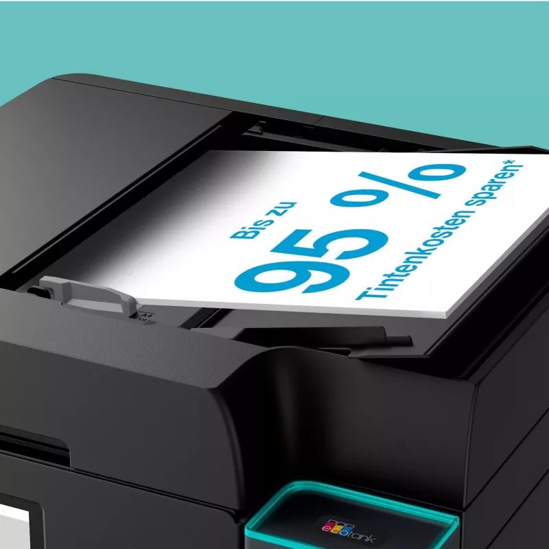Multifunktsionaalne tindiprinter Epson EcoTank ET-4950 — värviline, A4, 4800x1200 dpi, 35 lk/min, Wi‑Fi, Ethernet, dupleks, must