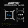 Corsair iCUE LINK H100i LCD RGB AIO vedelikjahuti protsessorile, 240 mm