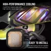 Corsair iCUE LINK H100i LCD RGB AIO vedelikjahuti protsessorile, 240 mm