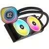 Corsair iCUE LINK H100i LCD RGB AIO vedelikjahuti protsessorile, 240 mm