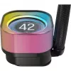 Corsair iCUE LINK H100i LCD RGB AIO vedelikjahuti protsessorile, 240 mm