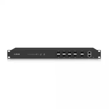 OLT UBIQUITI UF-OLT 1U hallatav fiiber-OLT, 8 SFP-pesa, 2 SFP+ 10G, 512MB DDR3, 880MHz protsessor, rack 1U, must
