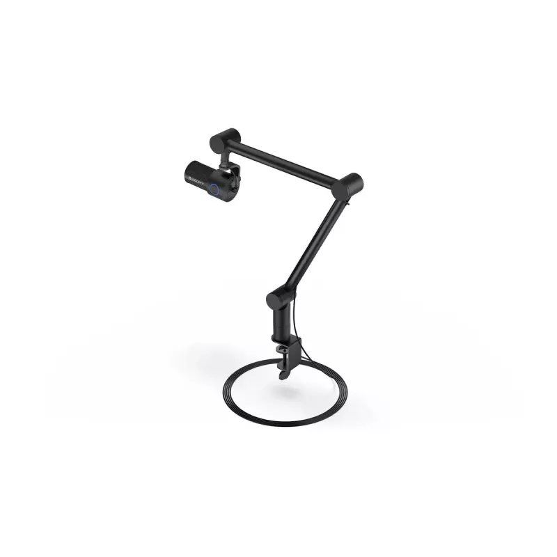 Arvutimikrofon ENDORFY Solum Studio — USB-juhtmega, 24-bitine/96 kHz, 20–20000 Hz, reguleeritav lauakinnitus, puutetundlikud juhtnupud, kõrvaklapiväljund, must