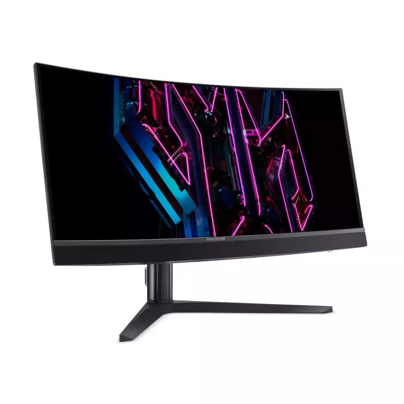 34 tolli Acer Predator X34Vbmiiphuzx OLED UltraWide Quad HD 3440 x 1440 21:9 kumer monitor