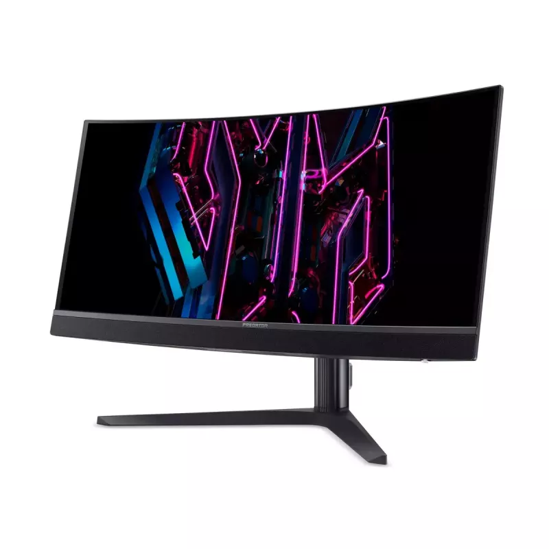 34 tolli Acer Predator X34Vbmiiphuzx OLED UltraWide Quad HD 3440 x 1440 21:9 kumer monitor
