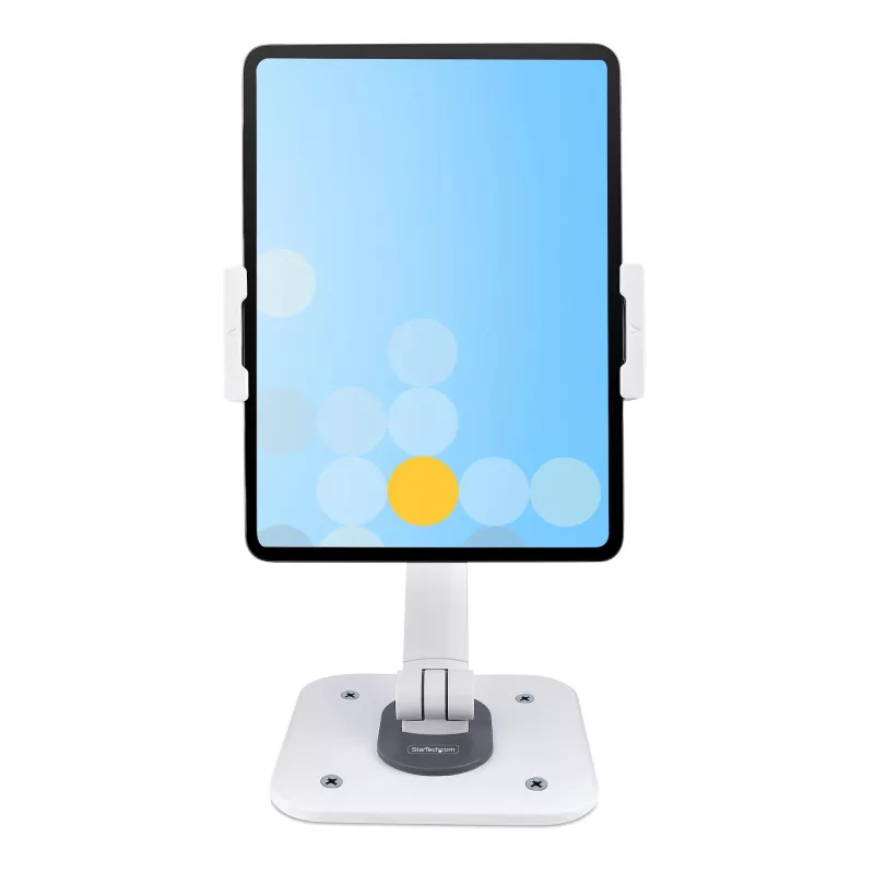 StarTech.com Reguleeritav tahvelarvuti alus lauale – seinale kinnitatav – kandevõime 2,2 naela (1 kg) – ergonoomiline liigendatav universaalne tahvelarvuti alus – tahvelarvuti hoidik lauale pööratav/pöörlev/pööratav