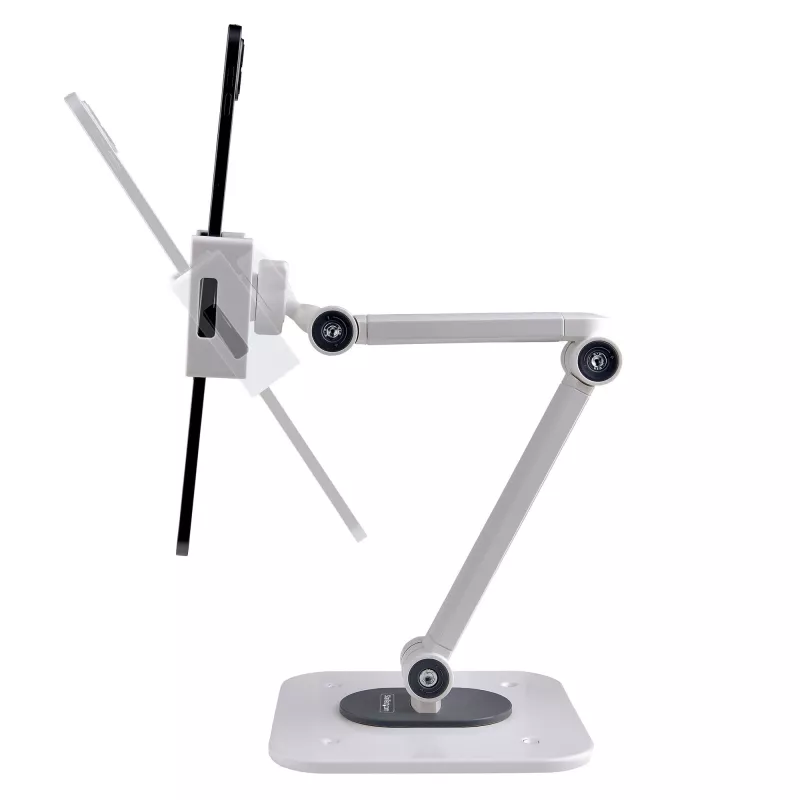 StarTech.com Reguleeritav tahvelarvuti alus lauale – seinale kinnitatav – kandevõime 2,2 naela (1 kg) – ergonoomiline liigendatav universaalne tahvelarvuti alus – tahvelarvuti hoidik lauale pööratav/pöörlev/pööratav