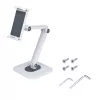 StarTech.com Reguleeritav tahvelarvuti alus lauale – seinale kinnitatav – kandevõime 2,2 naela (1 kg) – ergonoomiline liigendatav universaalne tahvelarvuti alus – tahvelarvuti hoidik lauale pööratav/pöörlev/pööratav