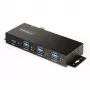 StarTech.com 5G7AINDRM-USB-A-HUB liidese jaotur USB 3.2 Gen 1 (3.1 Gen 1) Type-B 5000 Mbit/s Must