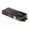 StarTech.com 5G7AINDRM-USB-A-HUB liidese jaotur USB 3.2 Gen 1 (3.1 Gen 1) Type-B 5000 Mbit/s Must