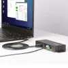 StarTech.com 5G7AINDRM-USB-A-HUB liidese jaotur USB 3.2 Gen 1 (3.1 Gen 1) Type-B 5000 Mbit/s Must