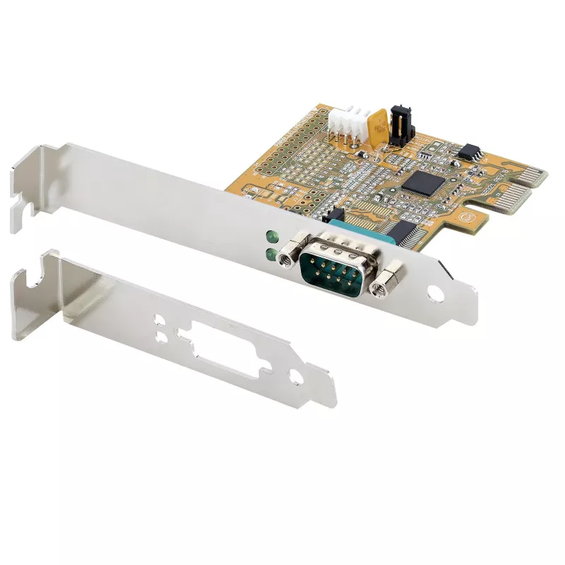 StarTech.com PCI Express jadakaart, PCIe RS232 (DB9) jadaliidese kaart, arvuti jadakaart 16C1050 UART-ga, standardsed või madalprofiiliga kronsteinid, COM-i säilitus, Windows ja Linux