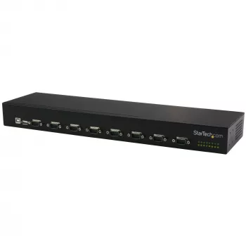 StarTech.com 8-pordiline USB-jadaliidese adapterjaotur, USB 2.0, jadaliides, must, alumiinium, 36 W, 100–240 V