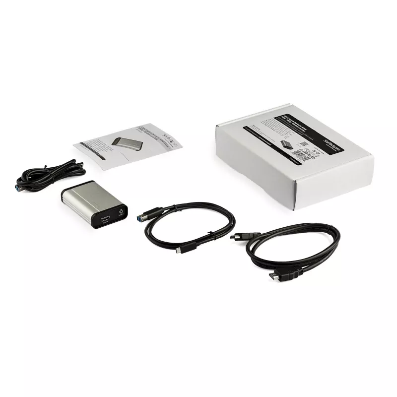 StarTech.com HDMI to USB C Video Capture Device 1080p 60fps - UVC - External USB 3.0 USB-C Capture/Live Streaming - HDMI Audio/Video Recorder Adapter - Works with USB-C/USB-A/Thunderbolt 3 - TAA