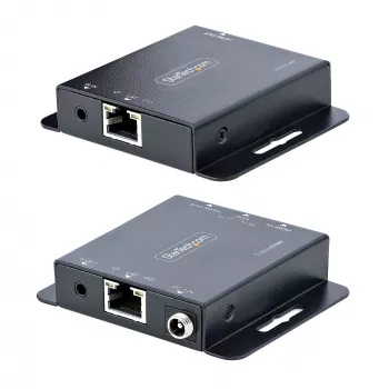 StarTech.com 4K HDMI pikendaja üle CAT6/CAT5 Ethernet kaabli, 4K 30Hz või 1080p 60Hz video pikendaja, HDMI üle Ethernet kaabli, HDMI saatja ja vastuvõtja komplekt, IR kaugjuhtimispult