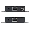 StarTech.com 4K HDMI pikendaja üle CAT6/CAT5 Ethernet kaabli, 4K 30Hz või 1080p 60Hz video pikendaja, HDMI üle Ethernet kaabli, HDMI saatja ja vastuvõtja komplekt, IR kaugjuhtimispult