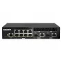 QNAP QSW-M2108R-2C hallatav L2 lüliti, 8 x 2,5GbE + 2 x 10GbE SFP+/RJ-45 kombopordid, poole laiusega, riiulisse paigaldatav