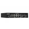 QNAP QSW-M2108R-2C hallatav L2 lüliti, 8 x 2,5GbE + 2 x 10GbE SFP+/RJ-45 kombopordid, poole laiusega, riiulisse paigaldatav