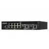 QNAP QSW-M2108R-2C hallatav L2 lüliti, 8 x 2,5GbE + 2 x 10GbE SFP+/RJ-45 kombopordid, poole laiusega, riiulisse paigaldatav