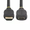 StarTech.com 3,3 jala (1 m) HDMI 2.0 pikenduskaabel, kiire HDMI-pordi säästukaabel, 4K 60Hz, HDMI pesa-pistik pikendusadapteri juhe, HDMI pikenduskaabel, M/F