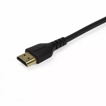 StarTech.com 5 jalga (1,5 m) õhuke HDMI 2.0 kaabel, painduv Premium-sertifitseeritud HDMI-juhe koos Ethernetiga, UHD 4K 60 Hz HDR10, vastupidav aramiidkiust disain TPE-kattega