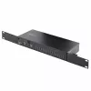 StarTech.com 16-pordiline tööstuslik USB 5Gbps jaotur toiteadapteriga, metallkorpus, paigaldatav, ESD-kaitse, klemmiploki toide, USB-laadimine, kahe hosti lüliti - TAA