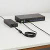StarTech.com 16-pordiline tööstuslik USB 5Gbps jaotur toiteadapteriga, metallkorpus, paigaldatav, ESD-kaitse, klemmiploki toide, USB-laadimine, kahe hosti lüliti - TAA