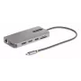 StarTech.com USB-C Triple-Monitor Multiport Adapter, Dual 4K 60Hz + 4K 30Hz HDMI & DisplayPort, 4-Port USB Hub, 100W PD Pass-Through, GbE, SD/MicroSD Card Readers