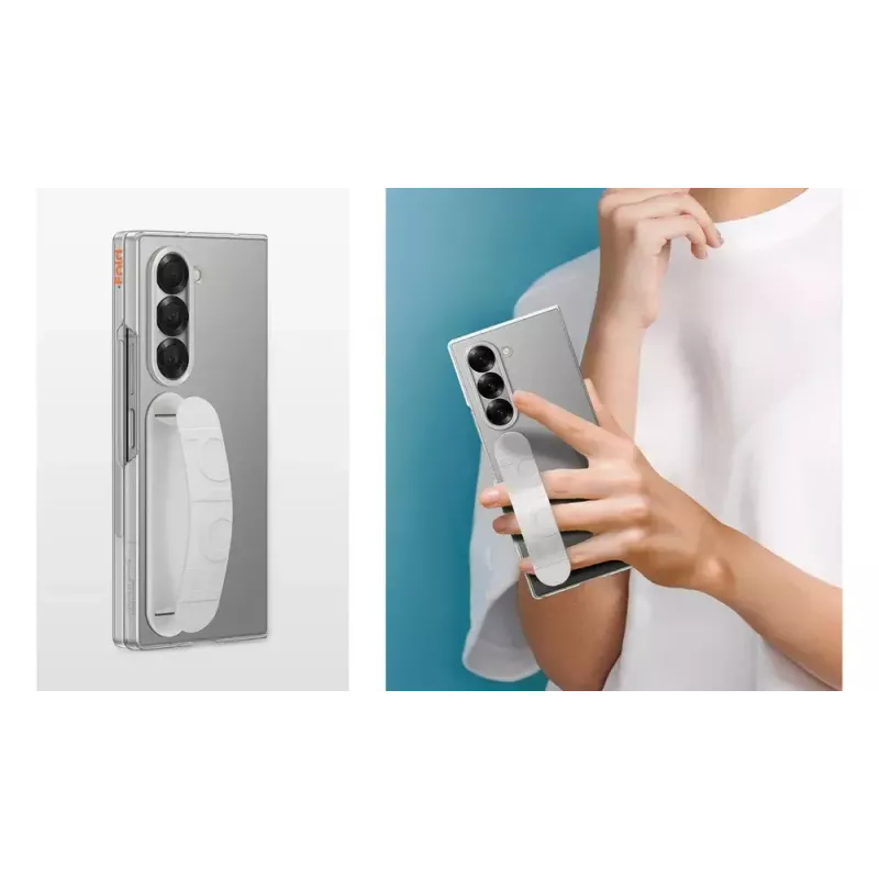 Samsung EF-QF956CTEGWW mobiiltelefoni ümbris 19,3 cm (7,6 inch) kaas läbipaistev