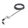 StarTech.com 3-in-1 Universal Laptop Lock 6.6ft (2m), Master Keyed Locking kaabel, Computer Security, Ühilduv w/Noble Wedge®/Nano/K-Slot; Anti-Theft Cut-Resistant kaabel