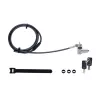 StarTech.com 3-in-1 Universal Laptop Lock 6.6ft (2m), Master Keyed Locking kaabel, Computer Security, Ühilduv w/Noble Wedge®/Nano/K-Slot; Anti-Theft Cut-Resistant kaabel