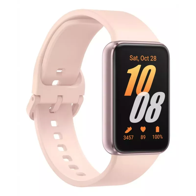 Nutikell Samsung Galaxy Fit3 40 mm alumiiniumkorpus, 1,6-tolline AMOLED, Bluetooth 5.3, 208 mAh, roosakuldne