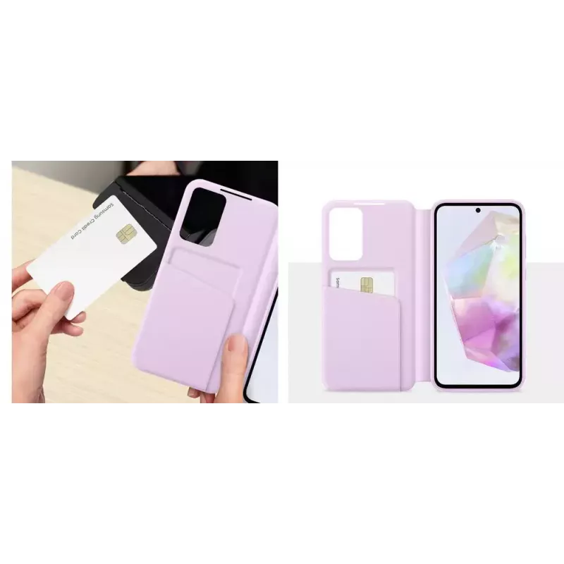 Samsung EF-ZA356 mobiiltelefoni ümbris 16.8 cm (6.6 tolli) rahakotiümbris Lavendel